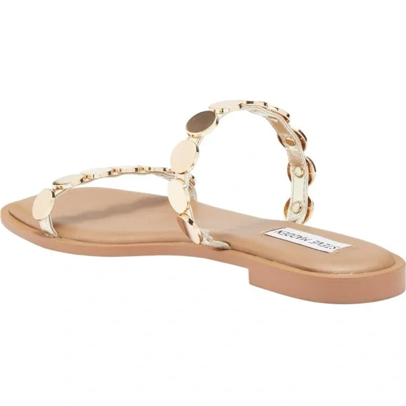 Steve Madden Ariele Studded Slide Women’s Sandal Gold, Brand New - Picture 3 of 11